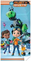 Nickelodeon-Rusty Rivets-badlaken-70x140-100% katoen-grote print