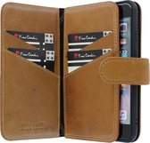 iPhone SE (2020)/8/7 Bookcase hoesje - Pierre Cardin -  Bruin - Leer