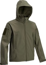 Defcon 5 Outdoorjas Tactical Heren Polyester Donkergroen Maat L