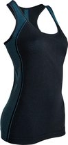 Intimidea Sport Top Active-fit Femme Polyester Zwart Taille L/xl