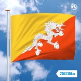 Vlag Bhutan 200x300cm