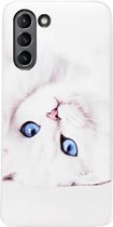 ADEL Siliconen Back Cover Softcase Hoesje Geschikt voor Samsung Galaxy S21 Plus - Katten