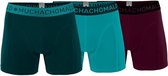 MuchachoMalo - Jongens 3-pack Boxershorts Rood / Blauw / Groen - 146