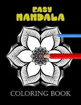 Easy Mandala coloring book