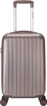 Decent Handbagage koffer Tranporto - formaat 55 x 35 x 20 cm  kleur - champagne