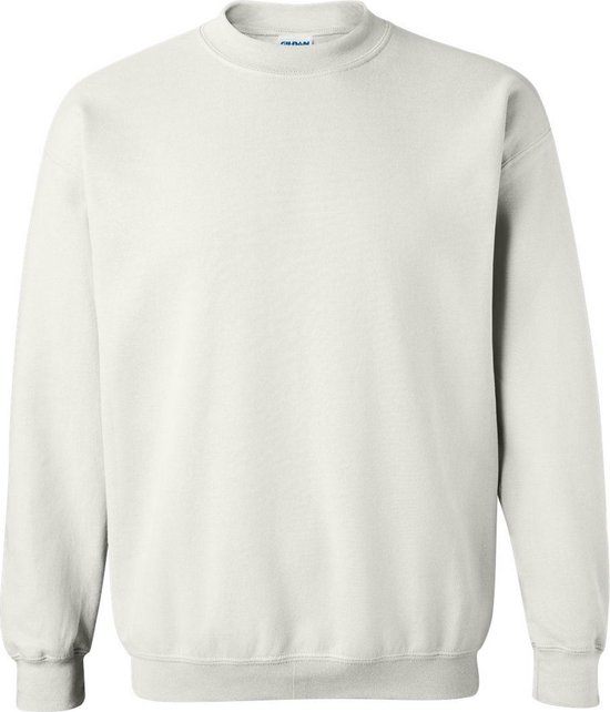 Gildan Heavy Blend Sweatshirt unisexe à col rond pour adultes (Wit)