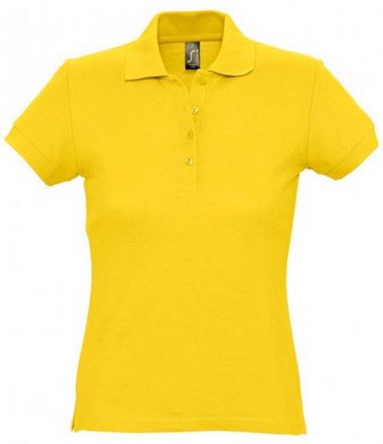 SOLS Dames/dames Passion Pique Poloshirt met korte mouwen (Goud)