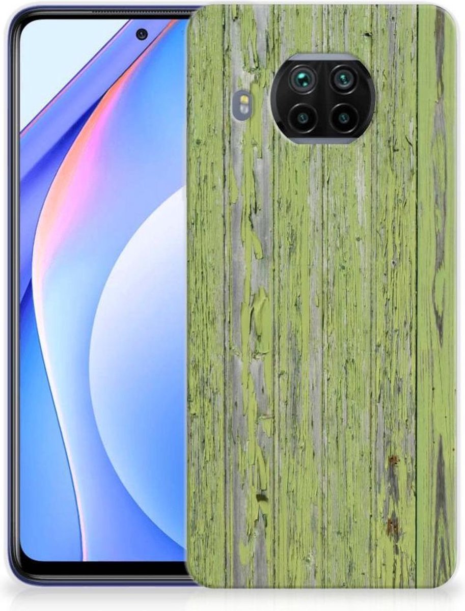 Xiaomi Mi 10T Lite Bumper Hoesje Green Wood