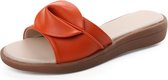 Antislip Slijtvaste Casual Wild Slippers Dames Sandalen (Kleur: Oranje Maat: 36)