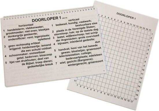 Grootletter Doorloper XL | Puzzelboek XL | Groot puzzelboek slechtziend |  bol.com