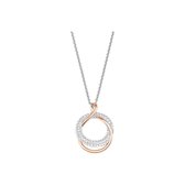 Favs Dames ketting 925 sterling zilver, 925 sterling zilver 82 Zirconia One Size 87773248