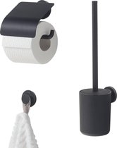 Tiger Urban toiletaccessoires set 3-delig hangend Zwart