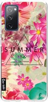 Casetastic Samsung Galaxy S20 FE 4G/5G Hoesje - Softcover Hoesje met Design - Summer Love Flowers Print