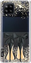 Casetastic Samsung Galaxy A42 (2020) 5G Hoesje - Softcover Hoesje met Design - Sparkling Shoes Print