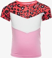 TwoDay meisjes T-shirt met luipaardprint - Roze - Maat 98/104