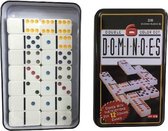 Longfield Double 6 Domino in Blik - Speelgoed - Spellen