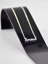 Ketting brave - zilver