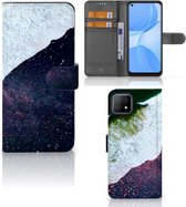 Etuis Portefeuille Compatible avec Cuir Flip Cover Fermeture magnétique pour OPPO A73 5G Coque Espace Mer