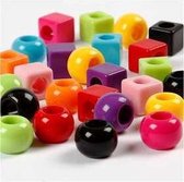 Multi Mix, afm 11 mm, gatgrootte 7 mm, diverse kleuren, 1000 g, 1700ml, circa 750 stuk