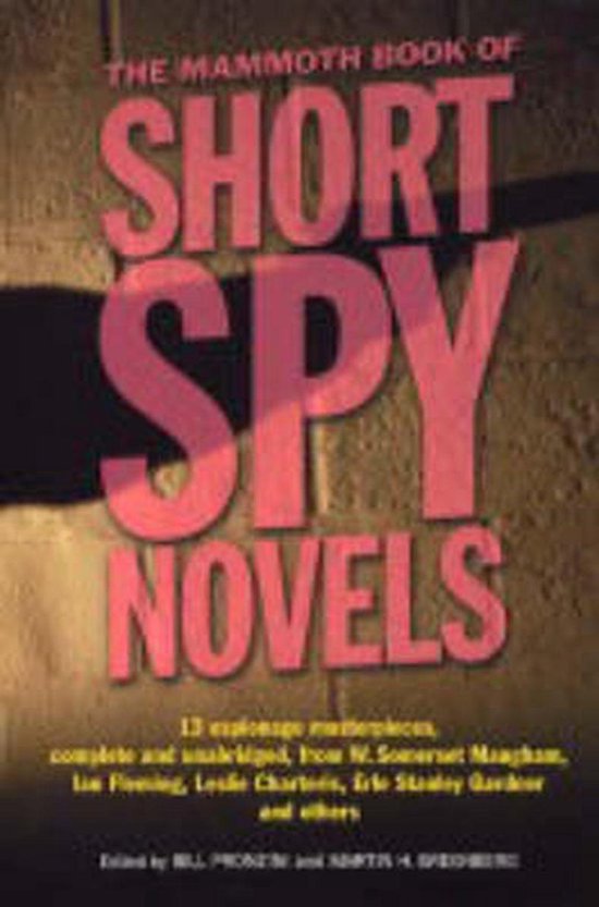 The Mammoth Book of Short Spy Novels - cover
