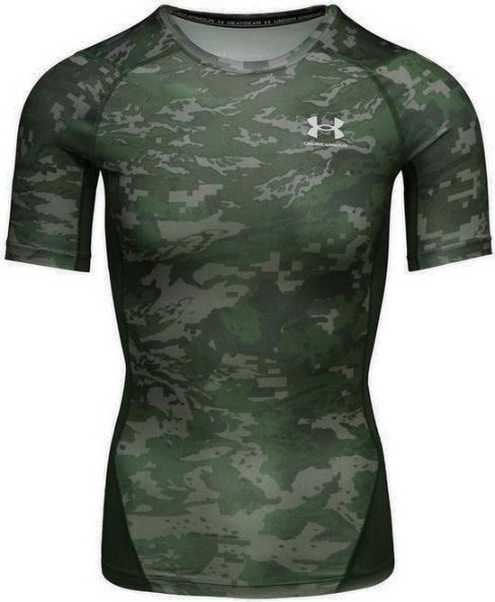 Under Armour HeatGear? Armour Camo heren compressie shirt groen | bol.com