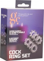 Cock Ring Set - Transparent - Cock Rings