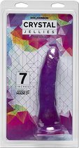 7 Inch Thin Dong - Purple - Realistic Dildos