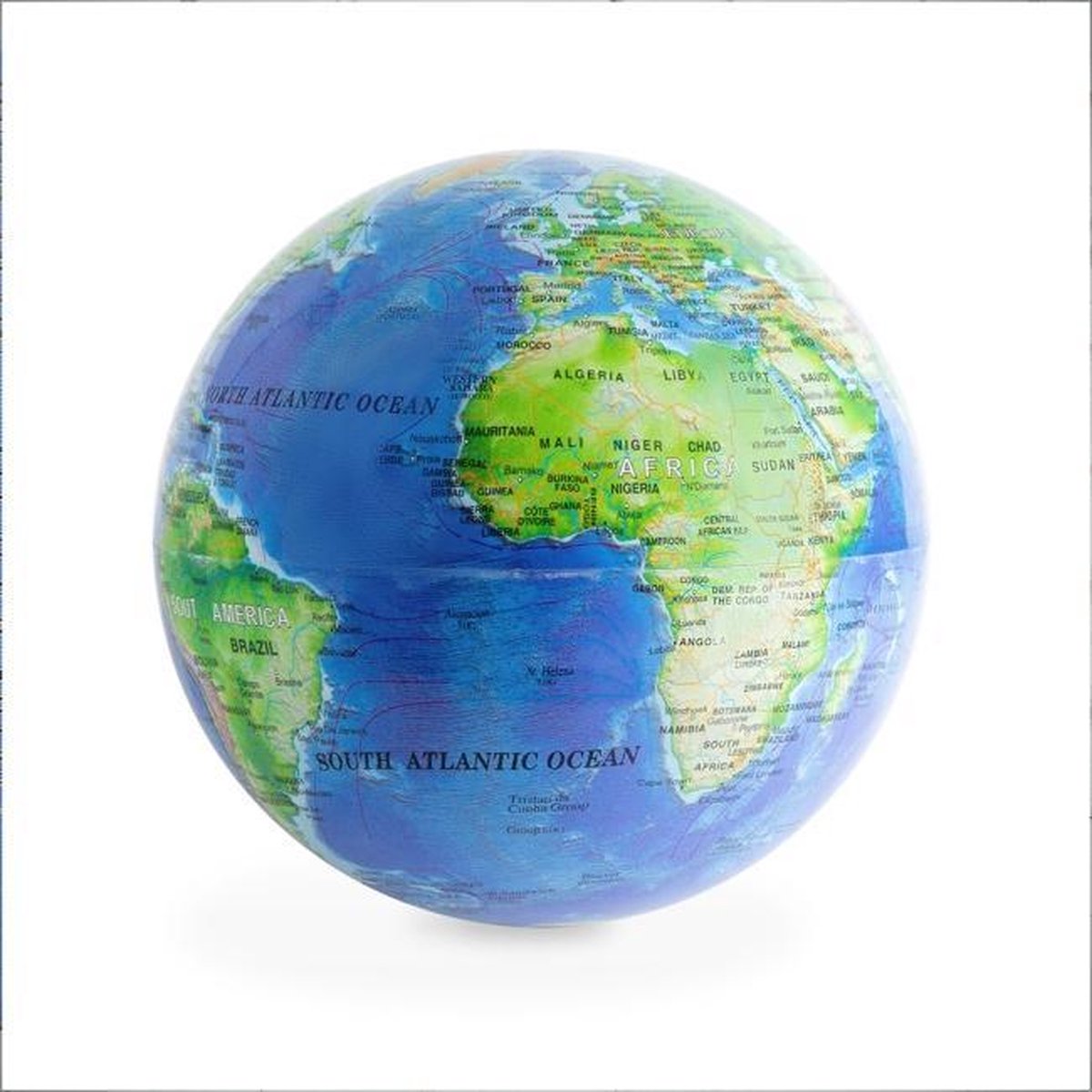 Balvi Magisch Draaiende Globe - Blauw
