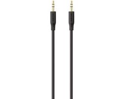 Foto: Belkin aux cable audiokabel stereo ministekker m naar stereo ministekker m 2 m dubbel afgeschermd