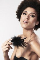 Pom Pom - Feather Tickler - Black - Pills & Supplements - Accessories