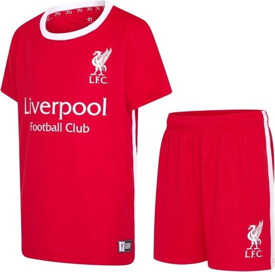 Liverpool FC thuis tenue 21/22 - voetbaltenue kids - officieel Liverpool FC fanproduct - Liverpool shirt en broekje - maat 116 cadeau geven