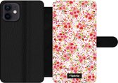 Wallet case - geschikt voor iPhone 12 Mini - Floral N°7