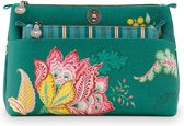 Pip Studio - Combi Make-up Tasjes - Groen - Jambo Flower