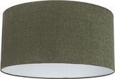 QAZQA cilinder stof - Moderne Lampenkap - Ø 500 mm - Groen -