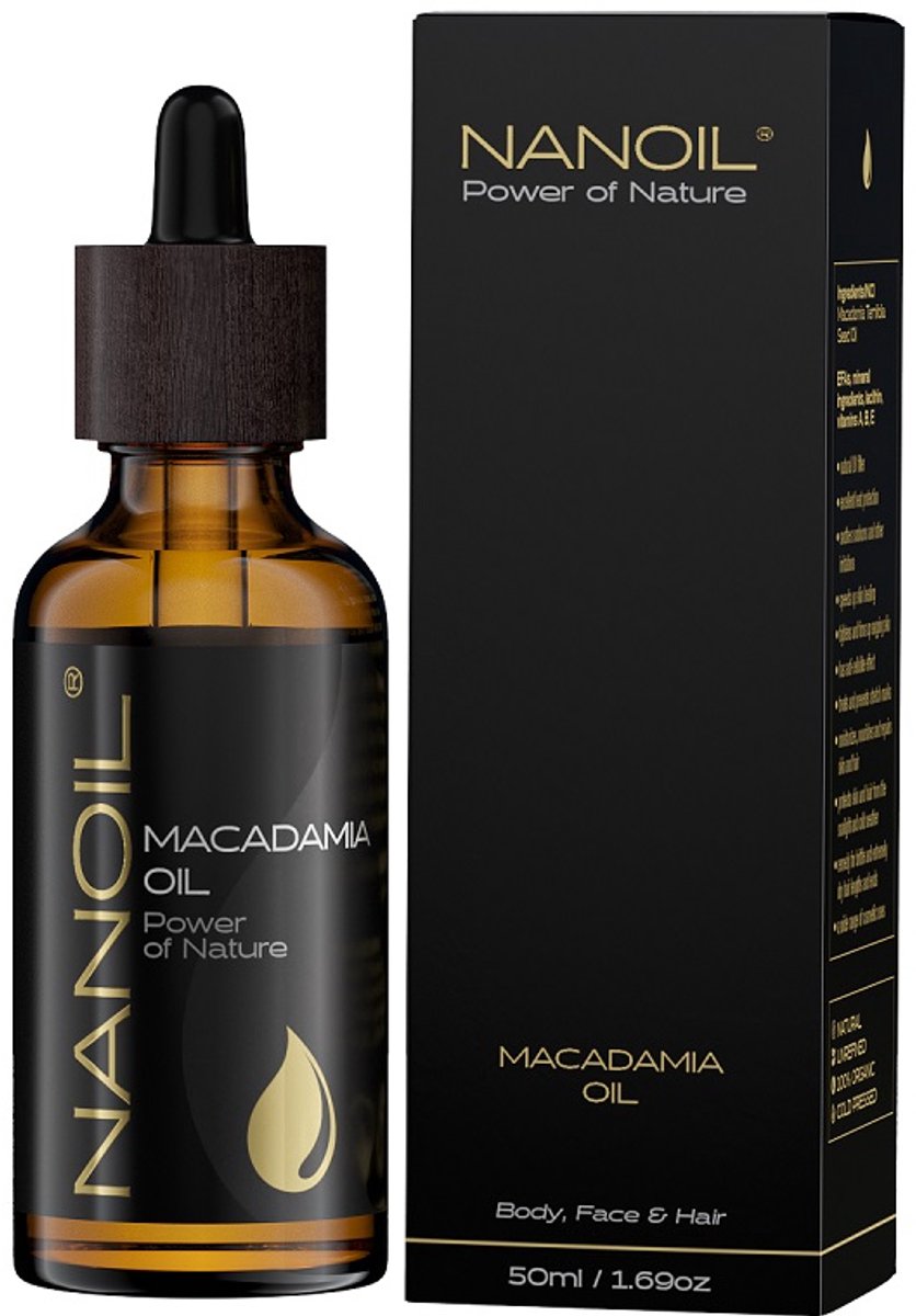 Nanoil - Macadamia Oil - 50ml