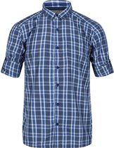 Regatta Mindano III Vochtdoorvoerend Shirt Met Lange Mouwen Voor Heren Donker Marineblauw