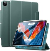 iPad Pro 2021 (12.9 Inch) Hoes - Rebound Magnetic Case - Donker Groen