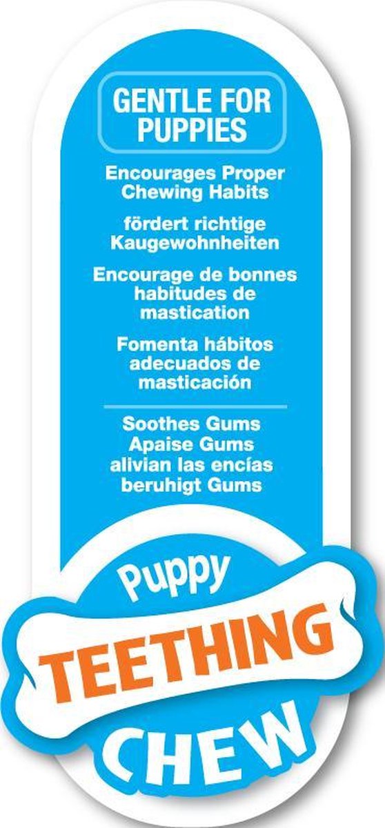 Nylabone flexi voor honden puppy teething x bone beef tot 7 kg thumbnail 6