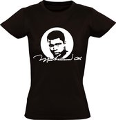 Muhammed Ali Dames t-shirt | Mohammed | kampioen | boksen | bokser | grappig | cadeau | Zwart