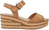 Gabor 651 Sandalen - Met Sleehak - Dames - Camel - Maat 42