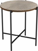 Sortio Home - Bijzettafel Cercle - Beige - Hout