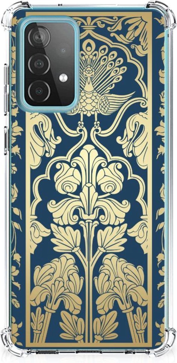 Samsung Galaxy A52 4G/5G Case Beige Flowers