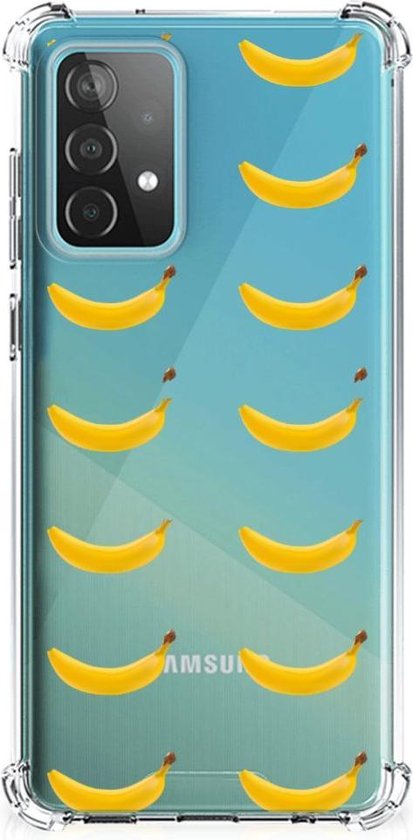 Hippe Hoesjes Samsung Galaxy A52 Smartphone hoesje met rand Banana | bol.com