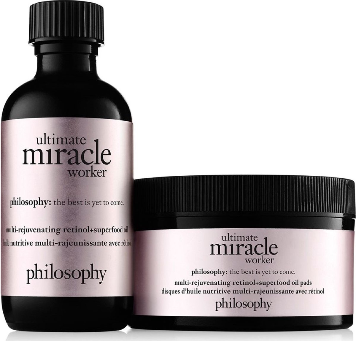 Philosophy Ultimate Miracle Worker Multi-Rejuvenating Retinol + Superfood Oil Pads Gezichtsolie 60 st.