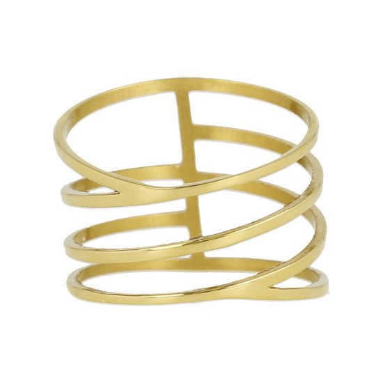 My Bendel grote wrap ring - wrap ring met open design - Met luxe cadeauverpakking