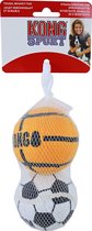 Kong hond Sport net à 2 sportballen, large