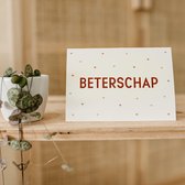 Beterschap - kaartjes om te versturen - kaartenset - kaartjes blanco - kaartjes met tekst