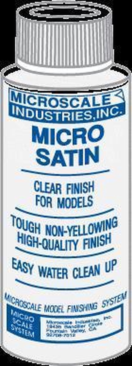 Microscale MI05 Micro Coat Satin Verf flesje