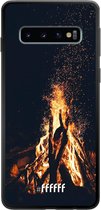 Samsung Galaxy S10 Hoesje TPU Case - Bonfire #ffffff
