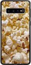 Samsung Galaxy S10 Hoesje TPU Case - Popcorn #ffffff